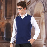 Sleeveless Sweater Vest For Men